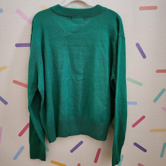 Grayson Threads LUCKY Sweater NWT Green - Picture 5 of 9